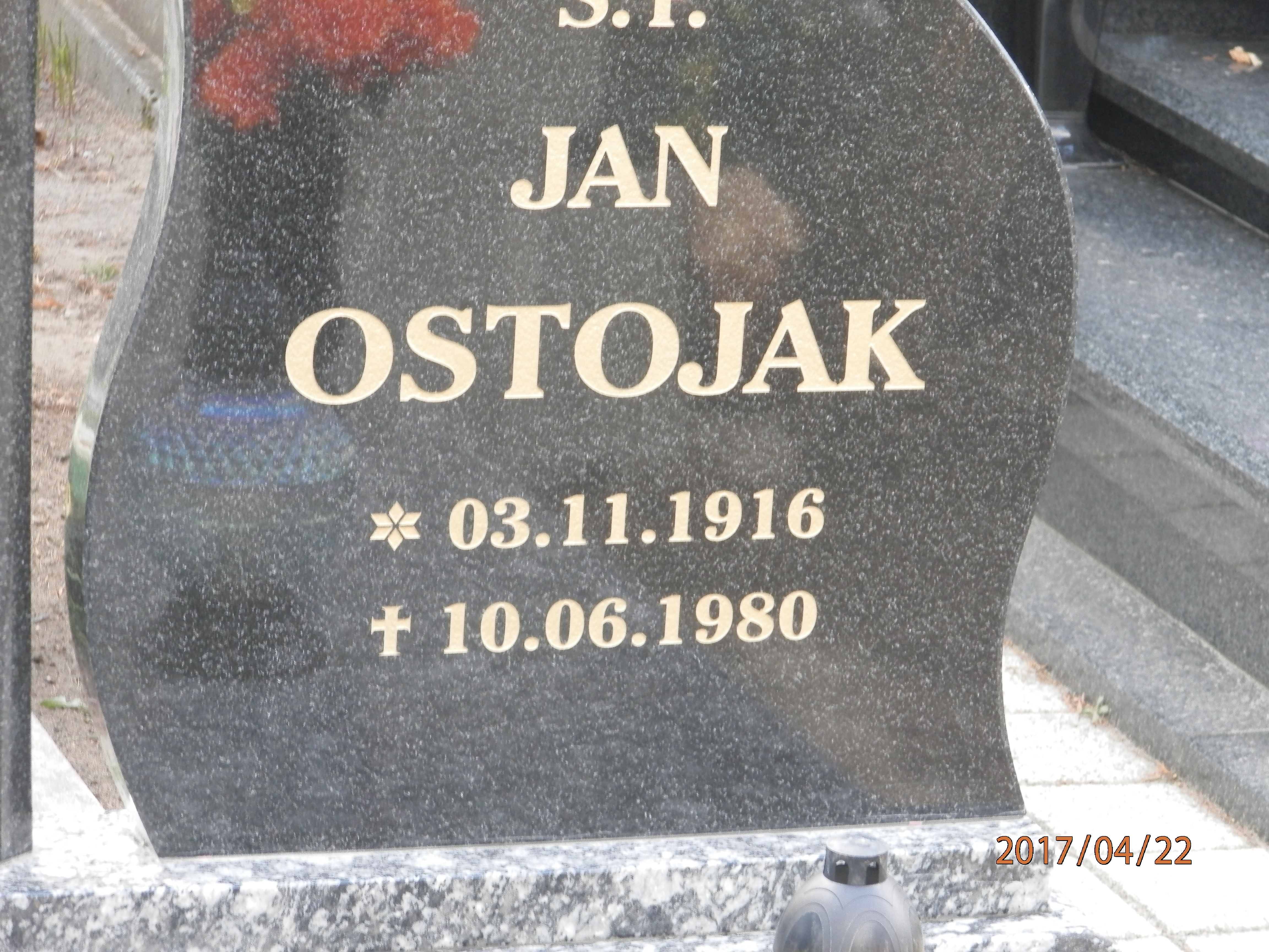 Jan OSTOJAK 1916 Toruń - Grobonet - Wyszukiwarka osób pochowanych