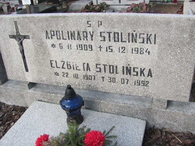 Apolinary STOLIŃSKI 1909 Toruń - Grobonet - Wyszukiwarka osób pochowanych