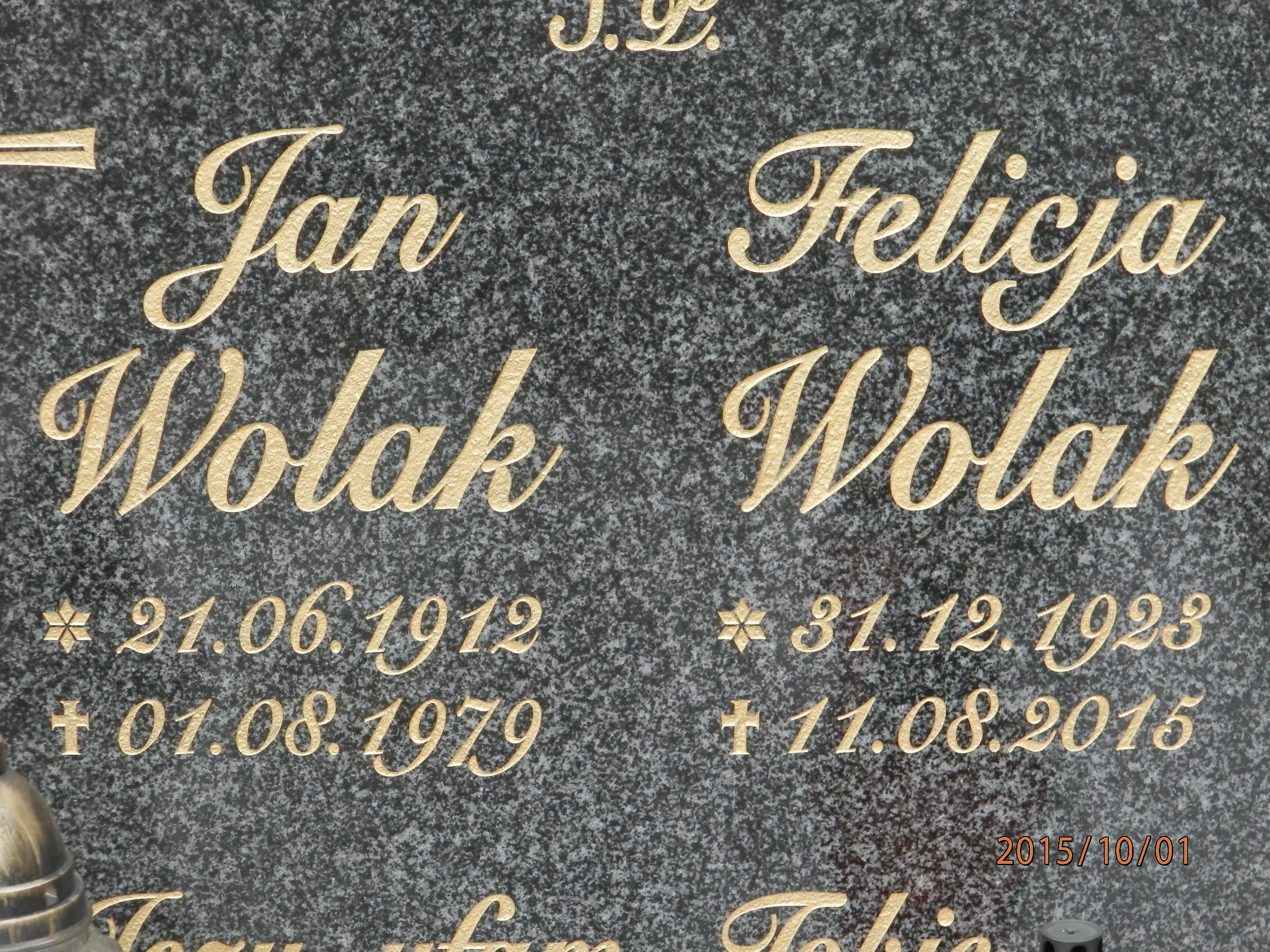 Felicja WOLAK 1923 Toruń - Grobonet - Wyszukiwarka osób pochowanych
