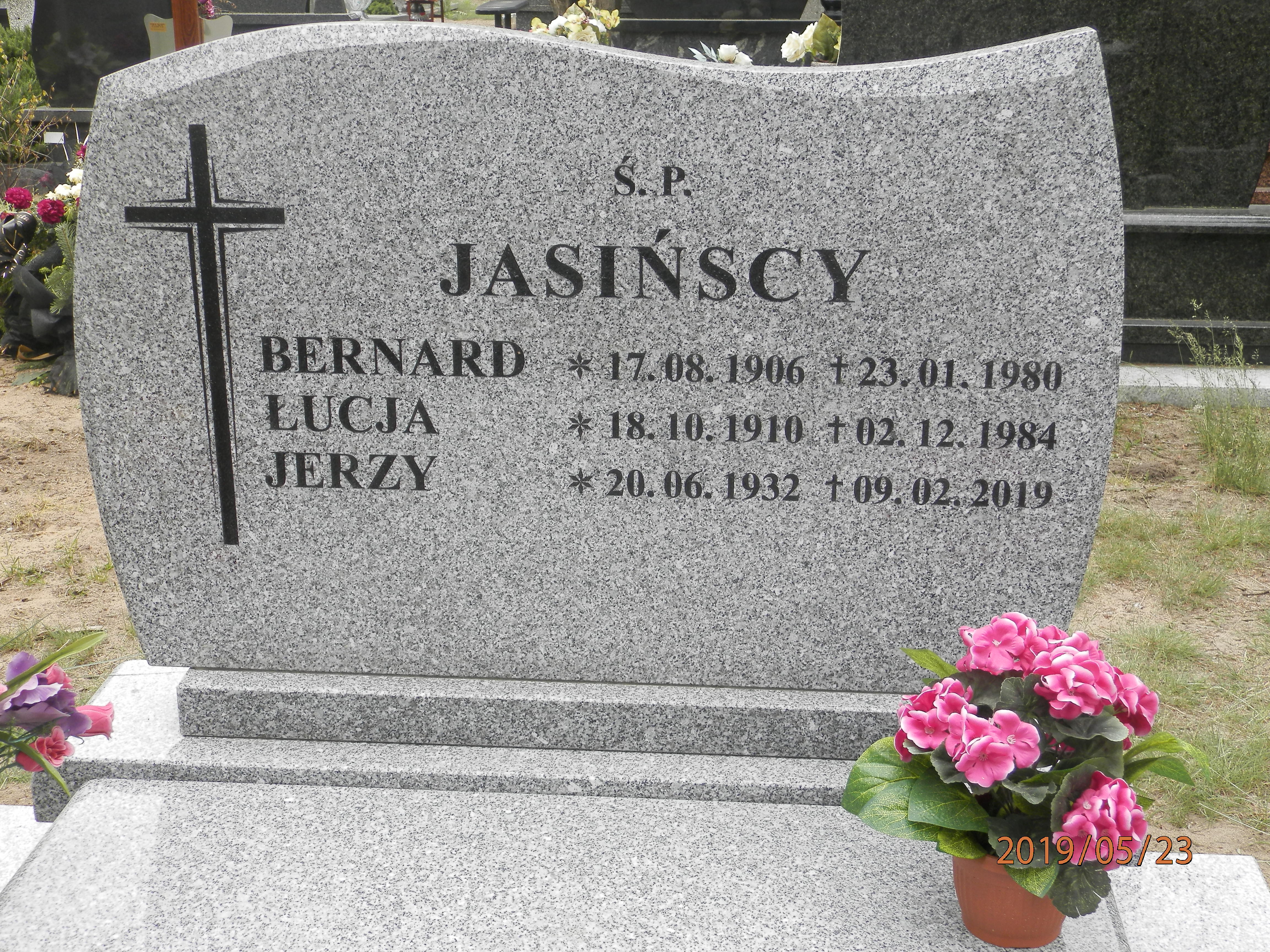 Bernard JASIŃSKI 1906 Toruń - Grobonet - Wyszukiwarka osób pochowanych