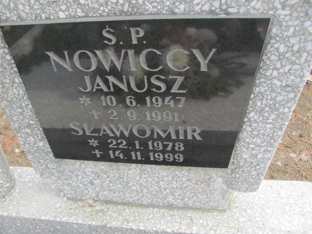 Janusz NOWICKI 1947 Toruń - Grobonet - Wyszukiwarka osób pochowanych