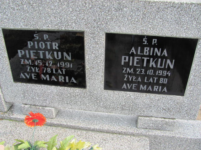 Piotr PIETKUN 1913 Toruń - Grobonet - Wyszukiwarka osób pochowanych