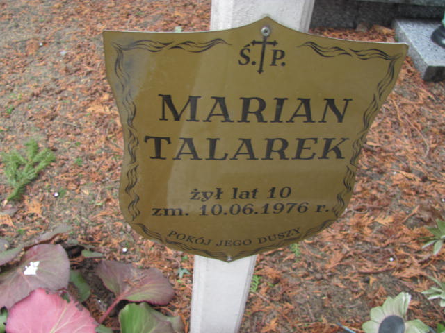 Marian TALAREK 1976 Toruń - Grobonet - Wyszukiwarka osób pochowanych