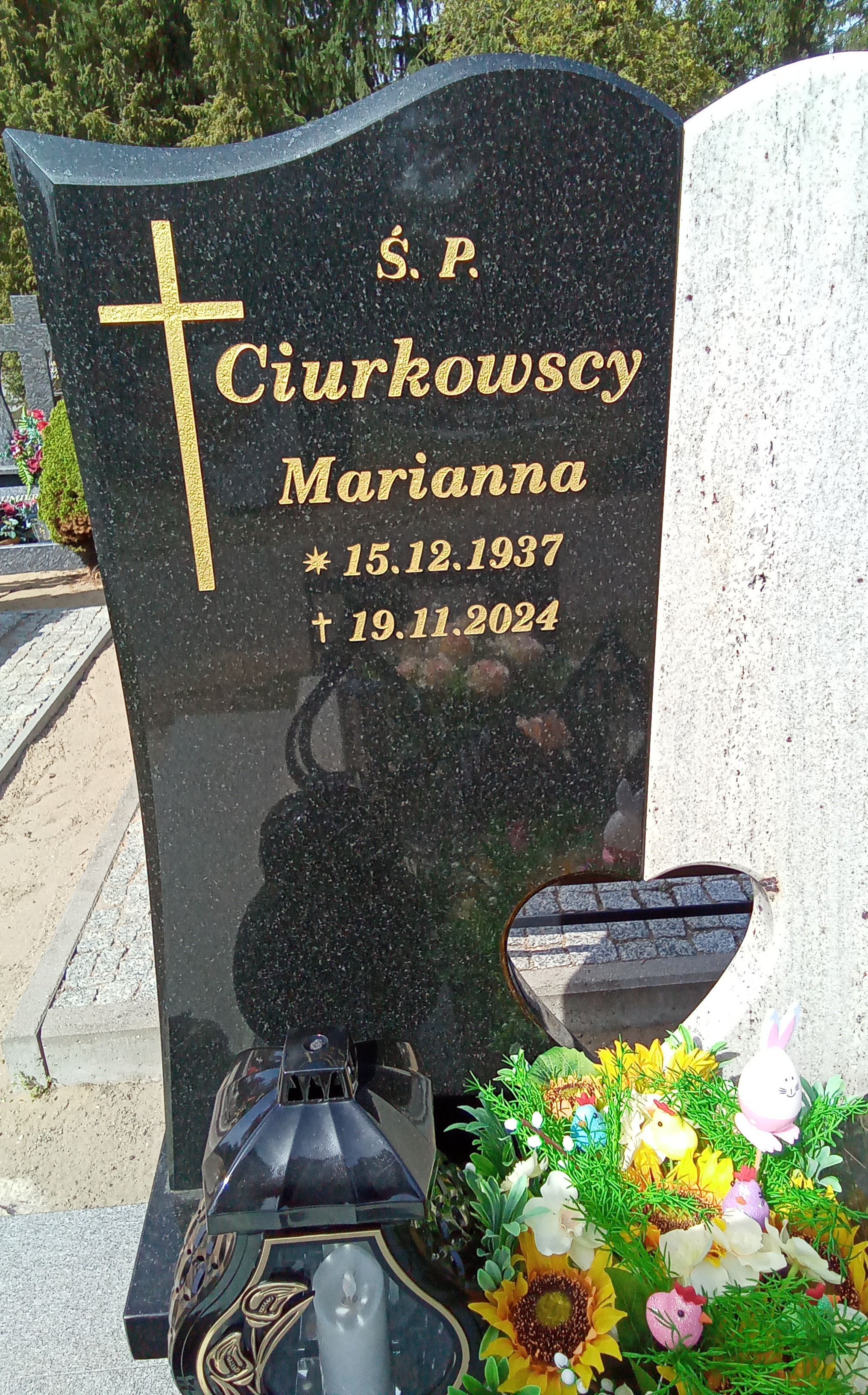 Marianna CIURKOWSKA 1937 Toruń - Grobonet - Wyszukiwarka osób pochowanych