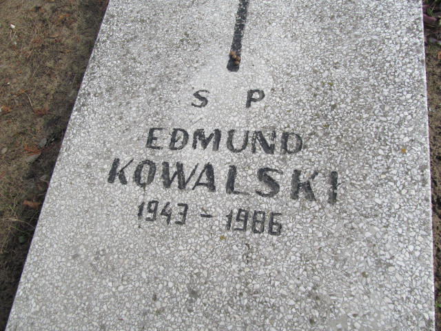 Edmund KOWALSKI 1943 Toruń - Grobonet - Wyszukiwarka osób pochowanych