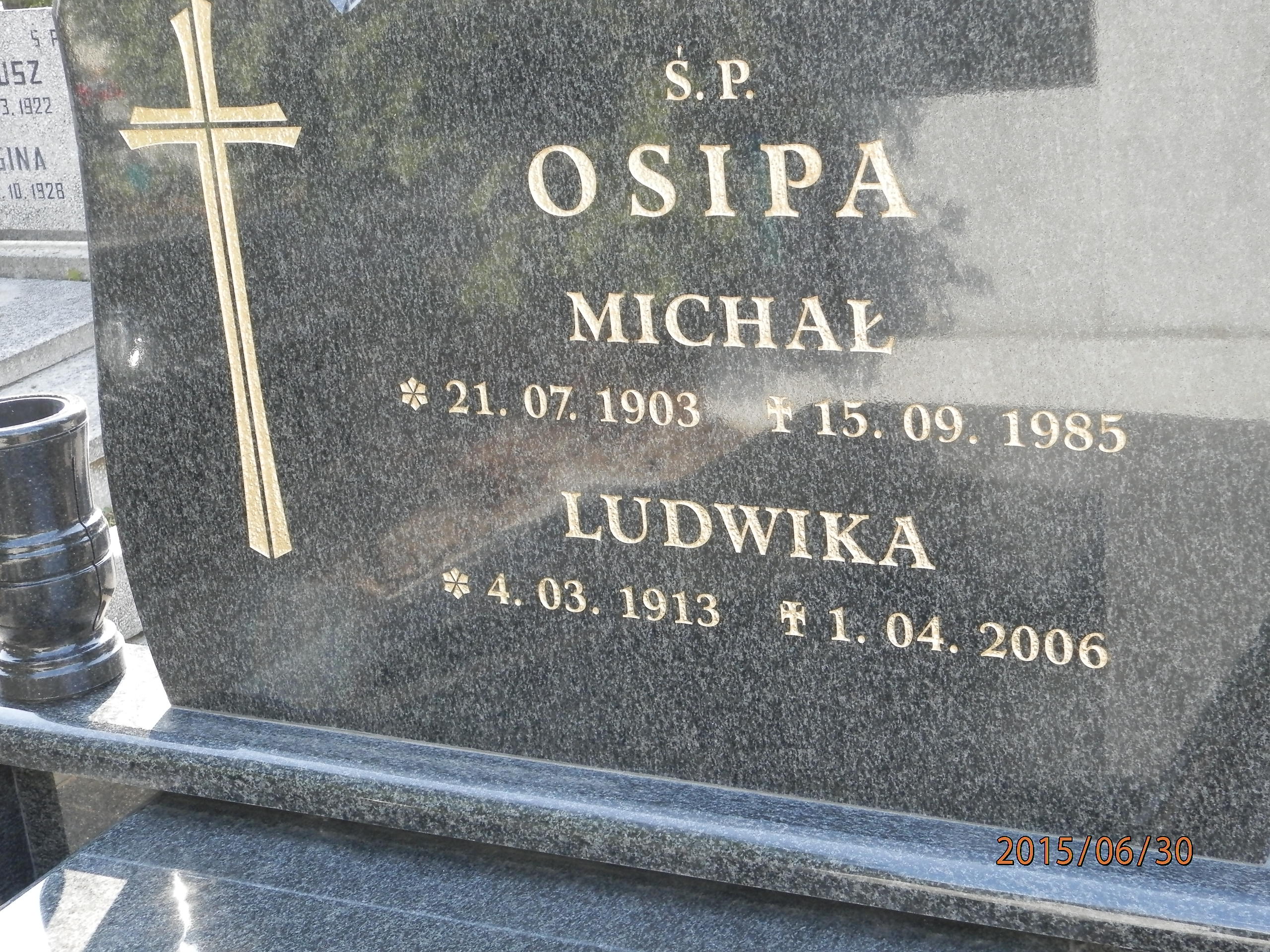 Ludwika OSIPA 1913 Toruń - Grobonet - Wyszukiwarka osób pochowanych