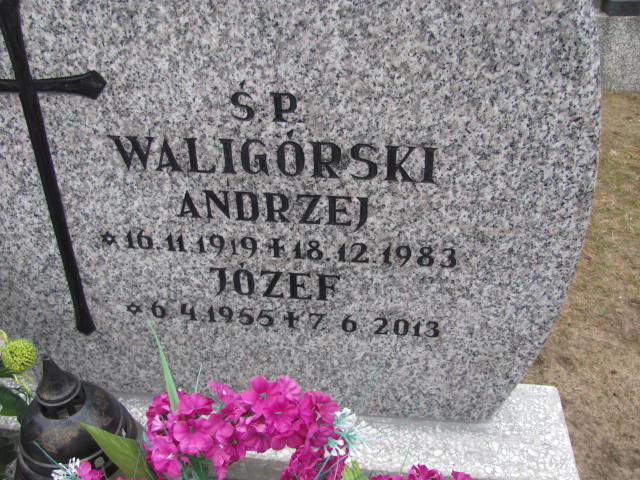 Andrzej WALIGÓRSKI 1919 Toruń - Grobonet - Wyszukiwarka osób pochowanych