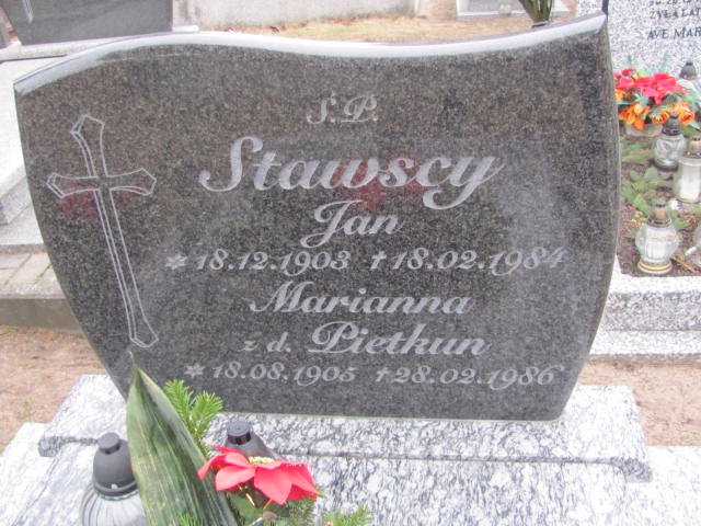 Jan STAWSKI 1903 Toruń - Grobonet - Wyszukiwarka osób pochowanych