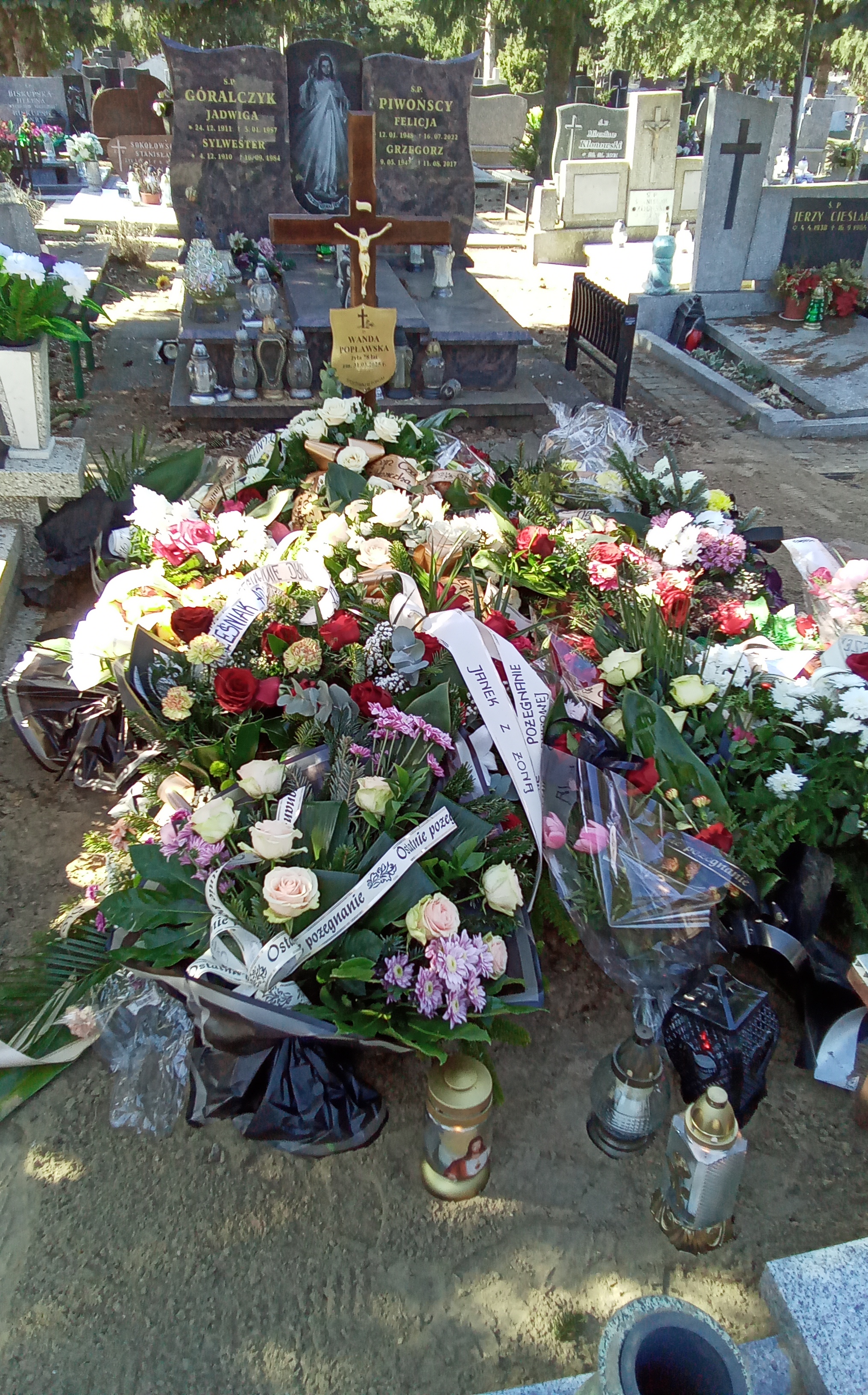 Grób WANDA POPŁAWSKA
