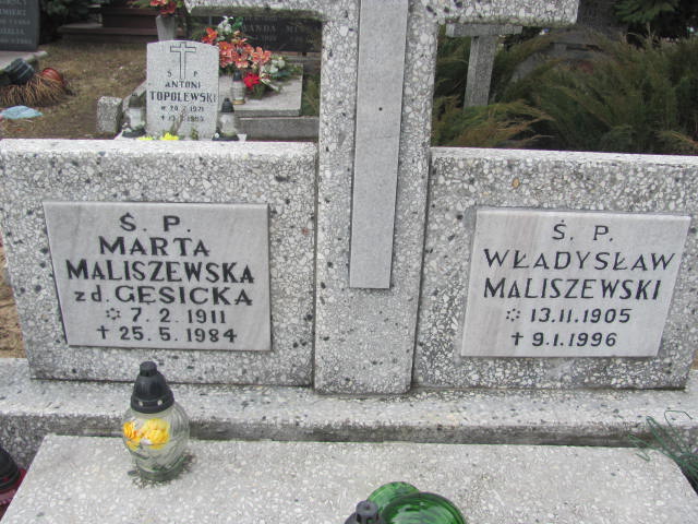 Jerzy MALISZEWSKI 1948 Toruń - Grobonet - Wyszukiwarka osób pochowanych