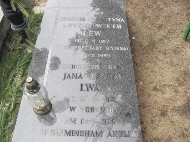 Eugenia LEW 1917 Toruń - Grobonet - Wyszukiwarka osób pochowanych