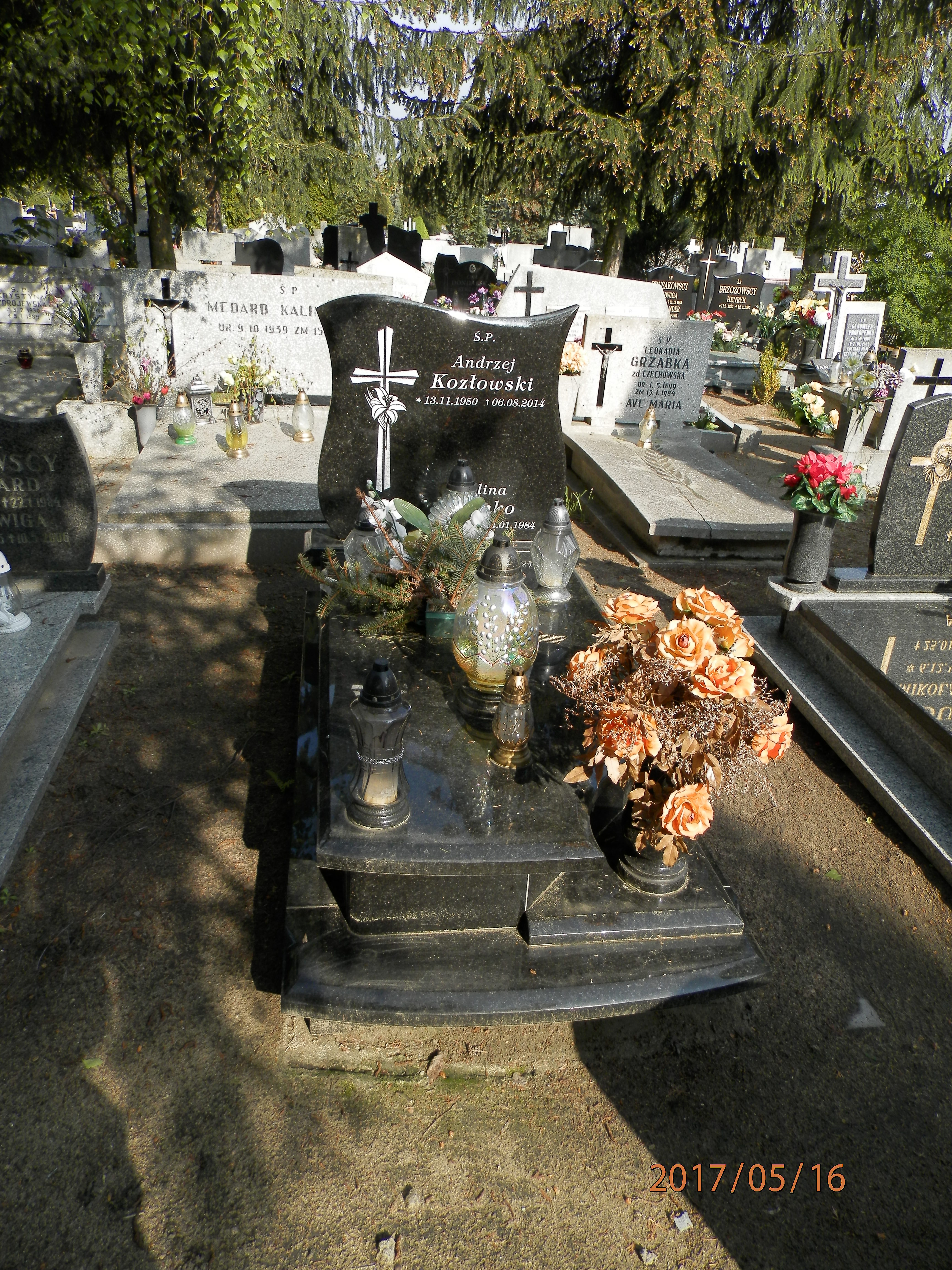 Andrzej KOZŁOWSKI 1950 Toruń - Grobonet - Wyszukiwarka osób pochowanych