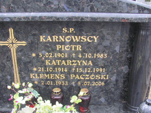 Katarzyna KARNOWSKA 1914 Toruń - Grobonet - Wyszukiwarka osób pochowanych
