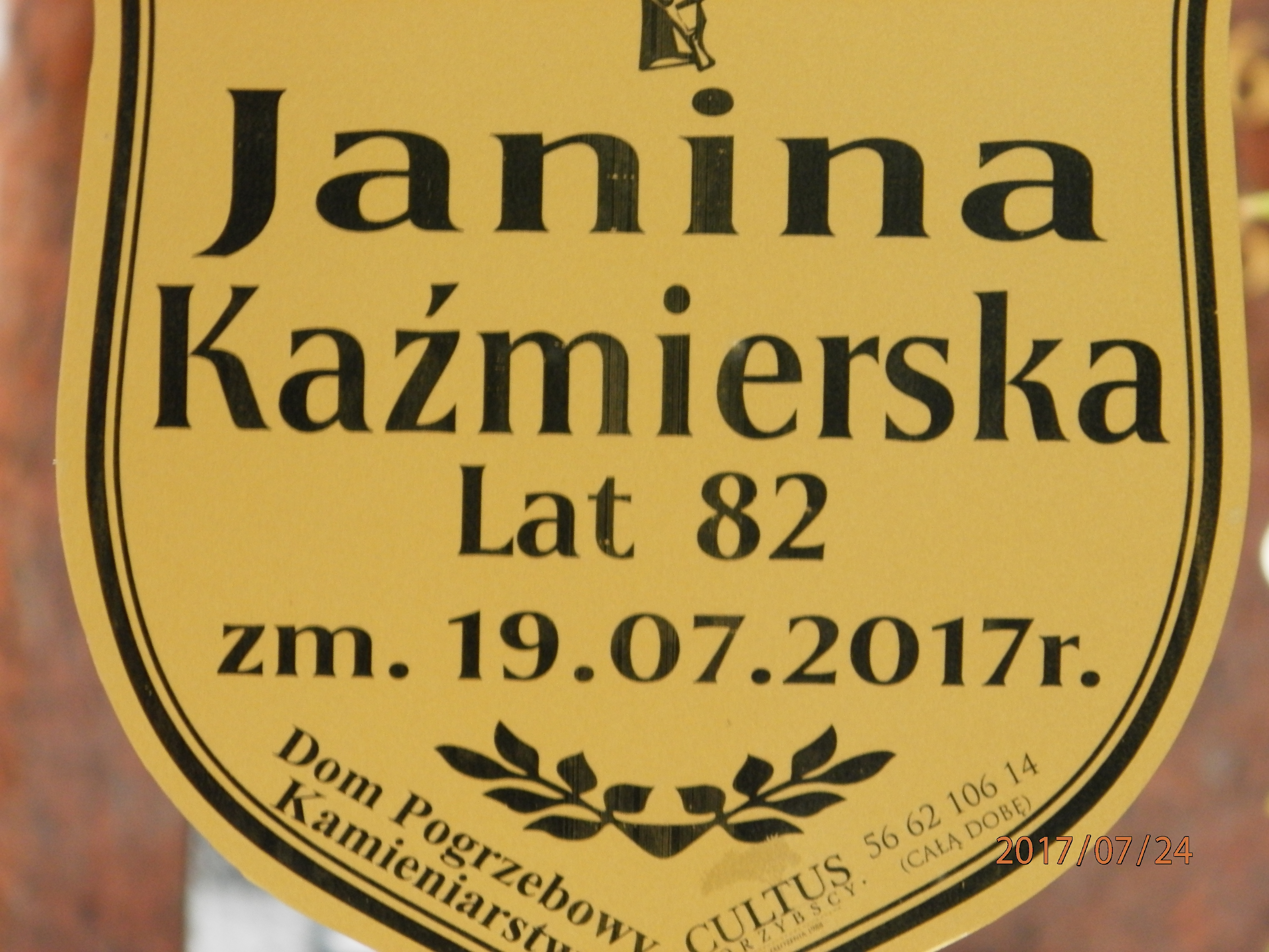 Zenon KAŹMIERSKI 1933 Toruń - Grobonet - Wyszukiwarka osób pochowanych