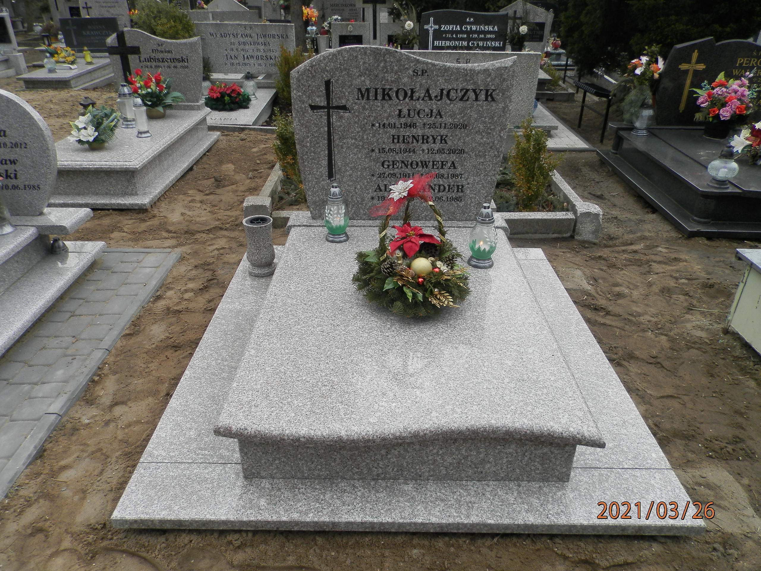 Grób HENRYK MIKOŁAJCZYK