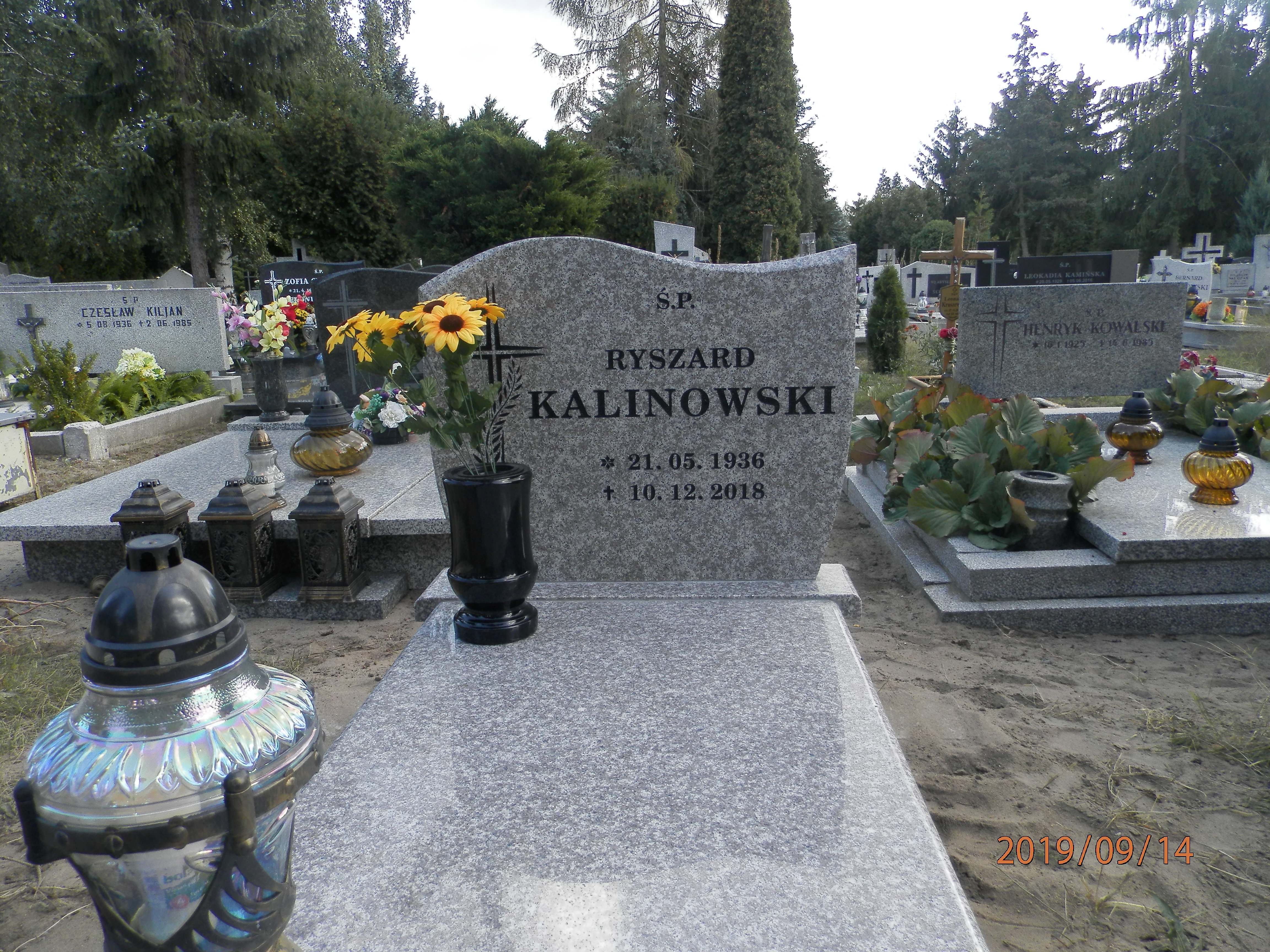 Ryszard KALINOWSKI 1936 Toruń - Grobonet - Wyszukiwarka osób pochowanych