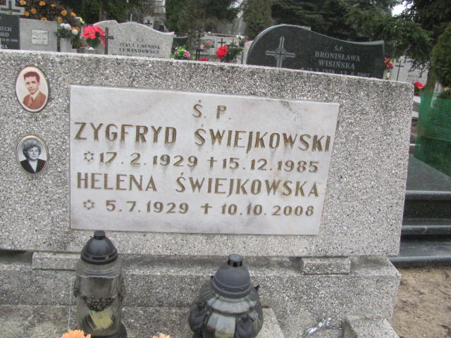 Zygfryd ŚWIEJKOWSKI 1924 Toruń - Grobonet - Wyszukiwarka osób pochowanych