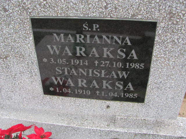 Stanisław WARAKSA 1910 Toruń - Grobonet - Wyszukiwarka osób pochowanych