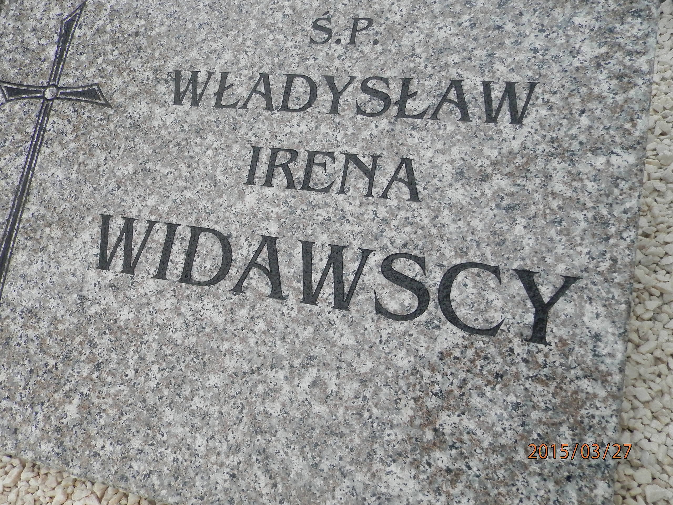 Irena WIDAWSKA 1932 Toruń - Grobonet - Wyszukiwarka osób pochowanych