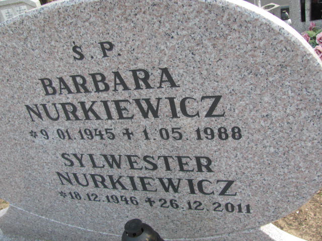Sylwester NURKIEWICZ 1946 Toruń - Grobonet - Wyszukiwarka osób pochowanych