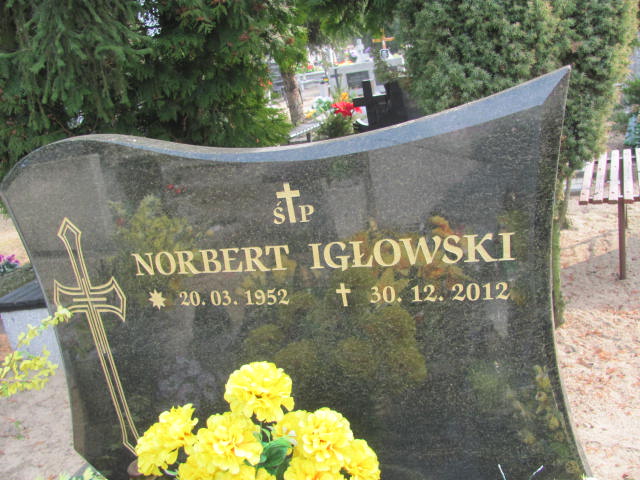 Norbert IGŁOWSKI 1952 Toruń - Grobonet - Wyszukiwarka osób pochowanych