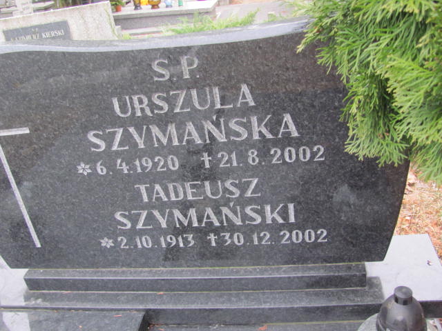 Tadeusz SZYMAŃSKI 1931 Toruń - Grobonet - Wyszukiwarka osób pochowanych