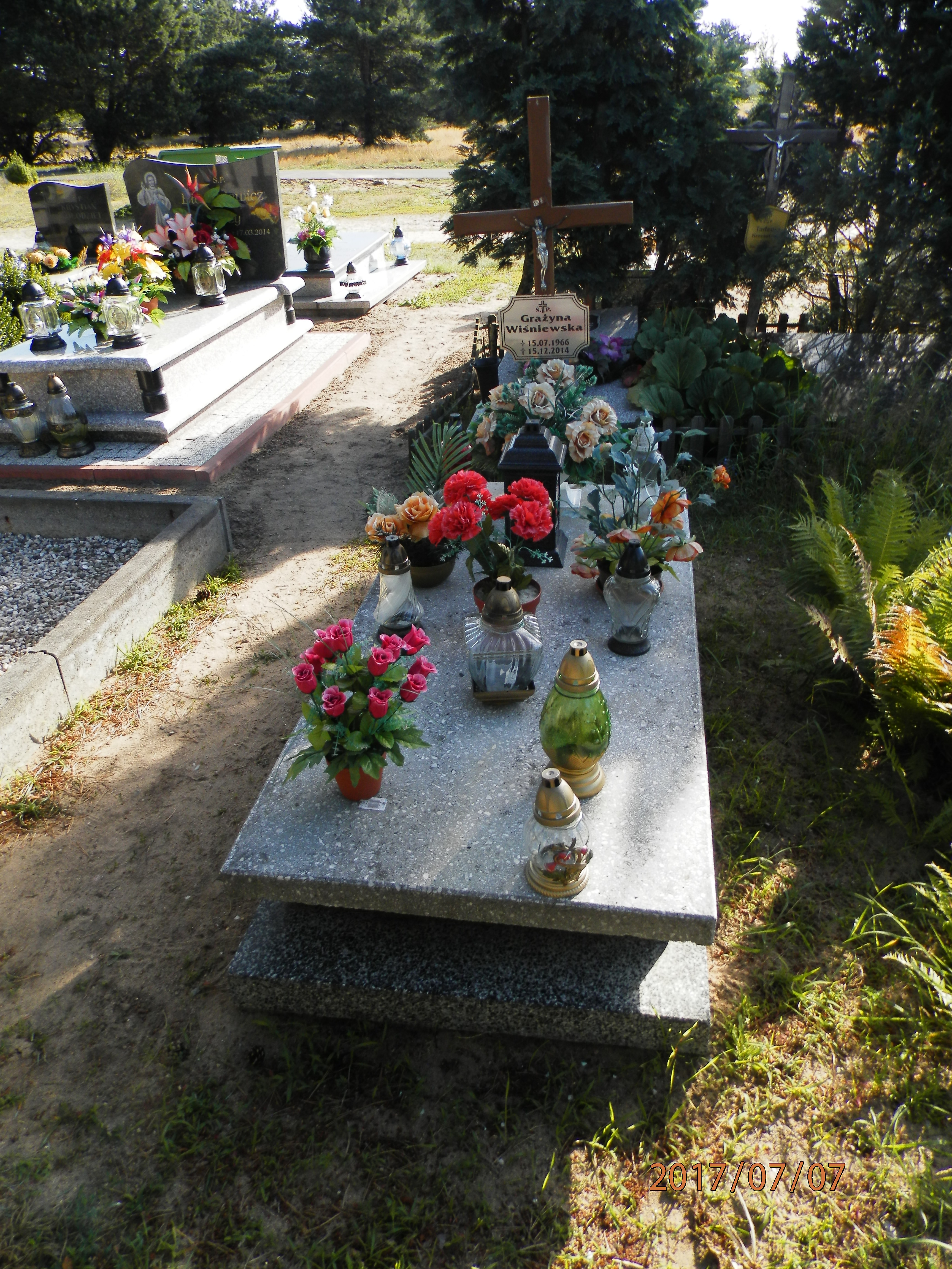 Grażyna WIŚNIEWSKA  1966 Toruń - Grobonet - Wyszukiwarka osób pochowanych