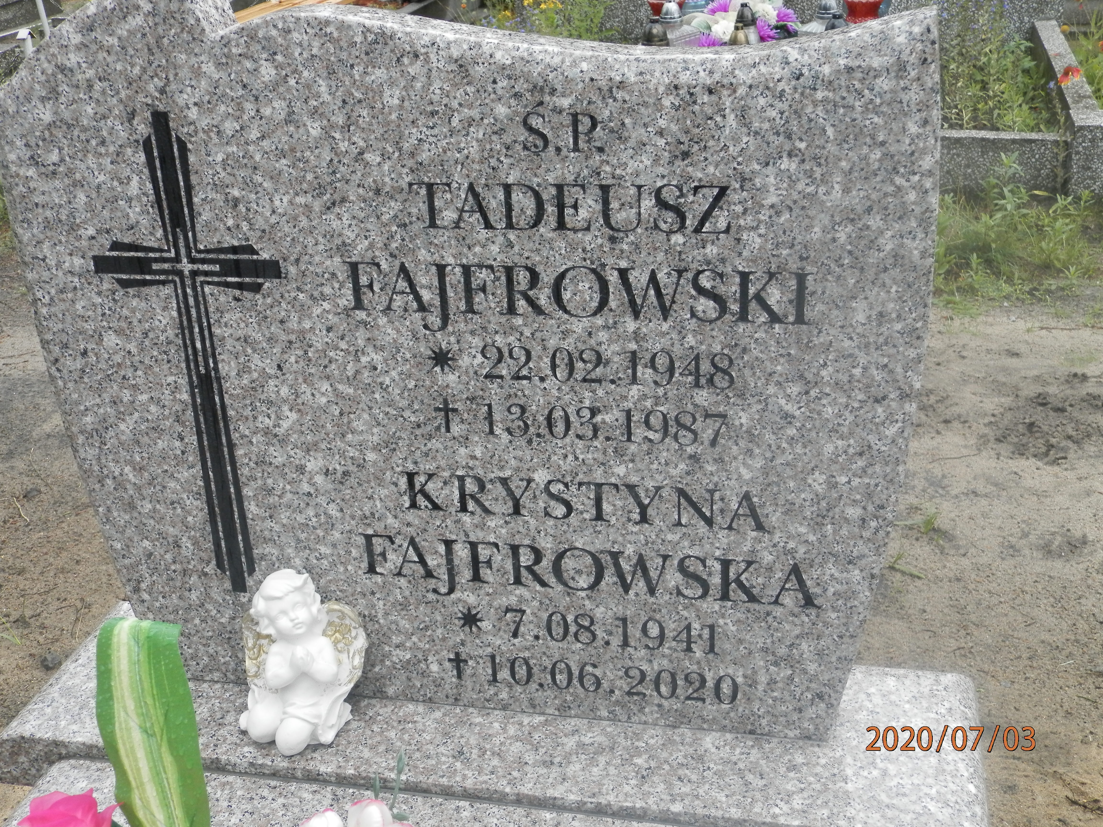 Tadeusz FAJFROWSKI 1948 Toruń - Grobonet - Wyszukiwarka osób pochowanych