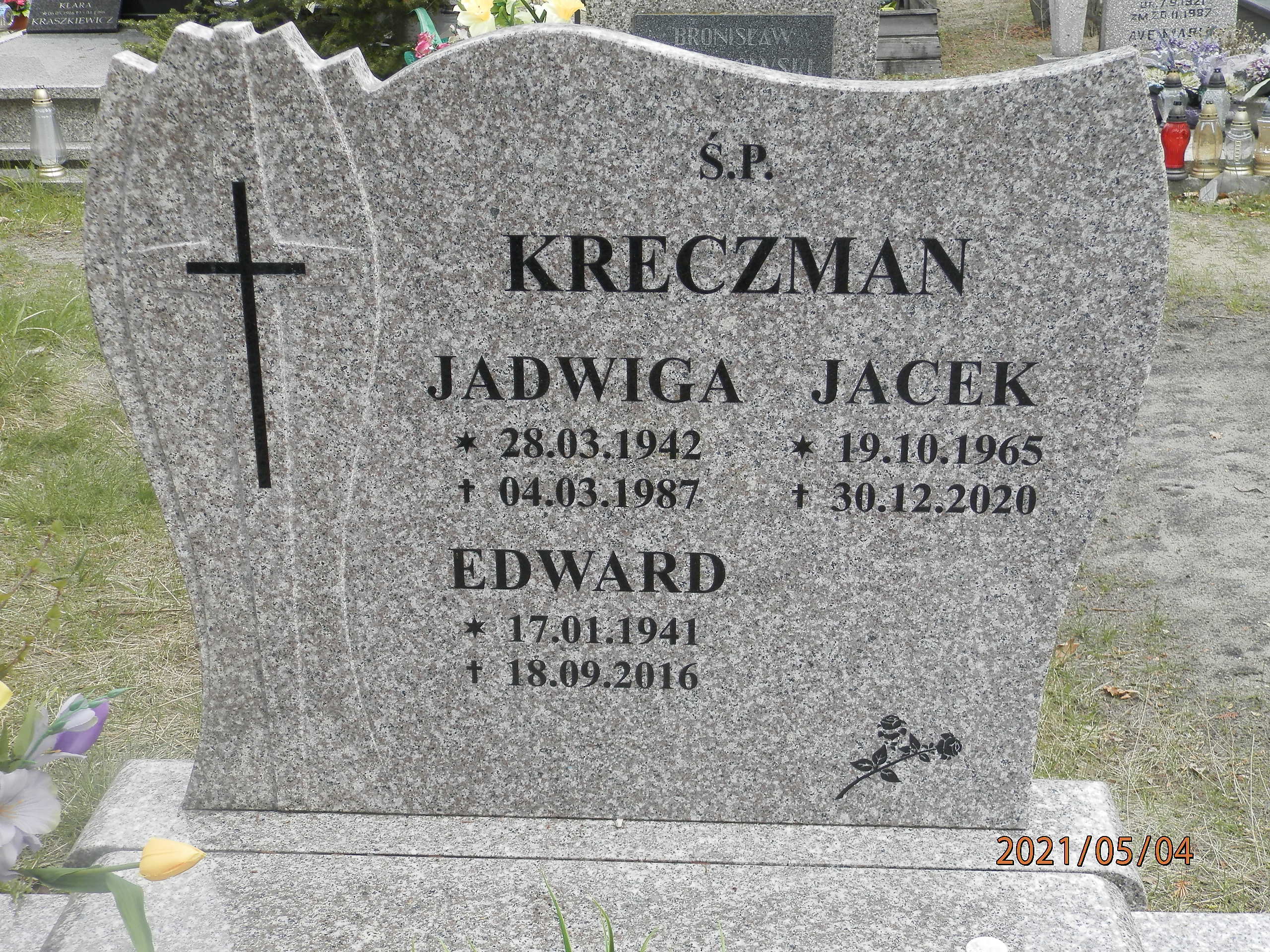 Jacek KRECZMAN 1965 Toruń - Grobonet - Wyszukiwarka osób pochowanych