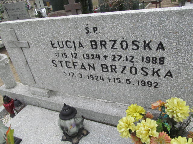 Łucja BRZÓSKA 1924 Toruń - Grobonet - Wyszukiwarka osób pochowanych