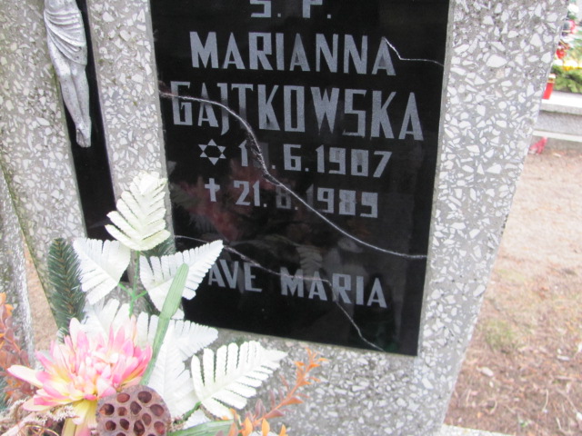 Marianna GAJTKOWSKA 1907 Toruń - Grobonet - Wyszukiwarka osób pochowanych