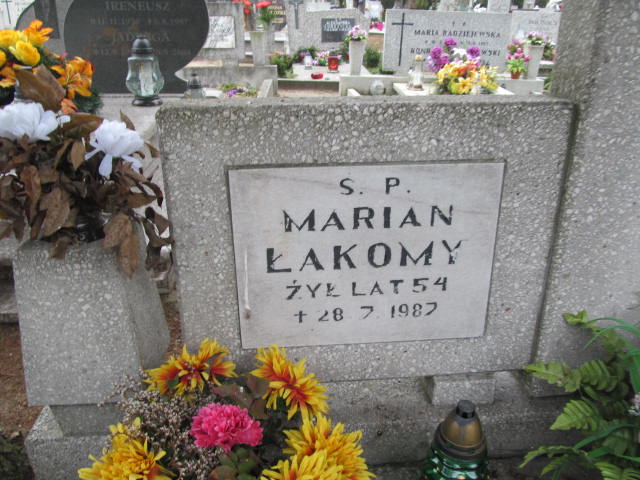 Marian ŁAKOMY 1933 Toruń - Grobonet - Wyszukiwarka osób pochowanych