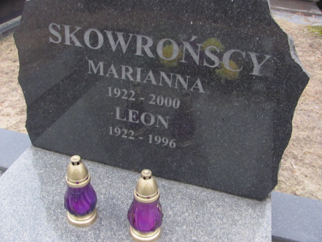 Marianna SKOWROŃSKA 1922 Toruń - Grobonet - Wyszukiwarka osób pochowanych