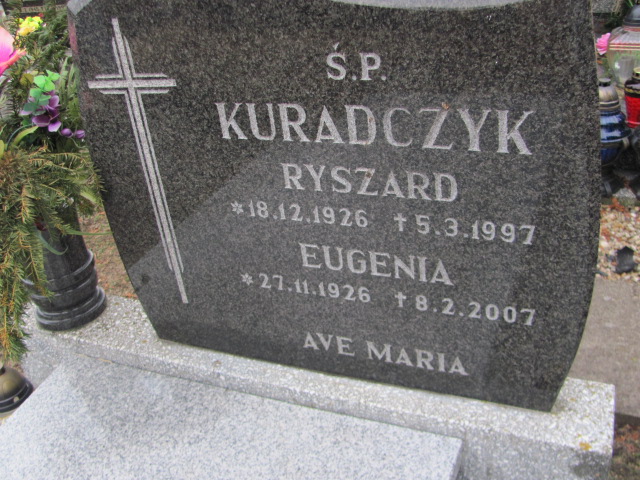 Ryszard KURADCZYK 1926 Toruń - Grobonet - Wyszukiwarka osób pochowanych