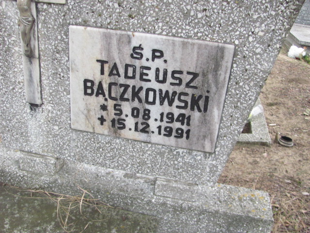 Tadeusz BĄCZKOWSKI 1941 Toruń - Grobonet - Wyszukiwarka osób pochowanych