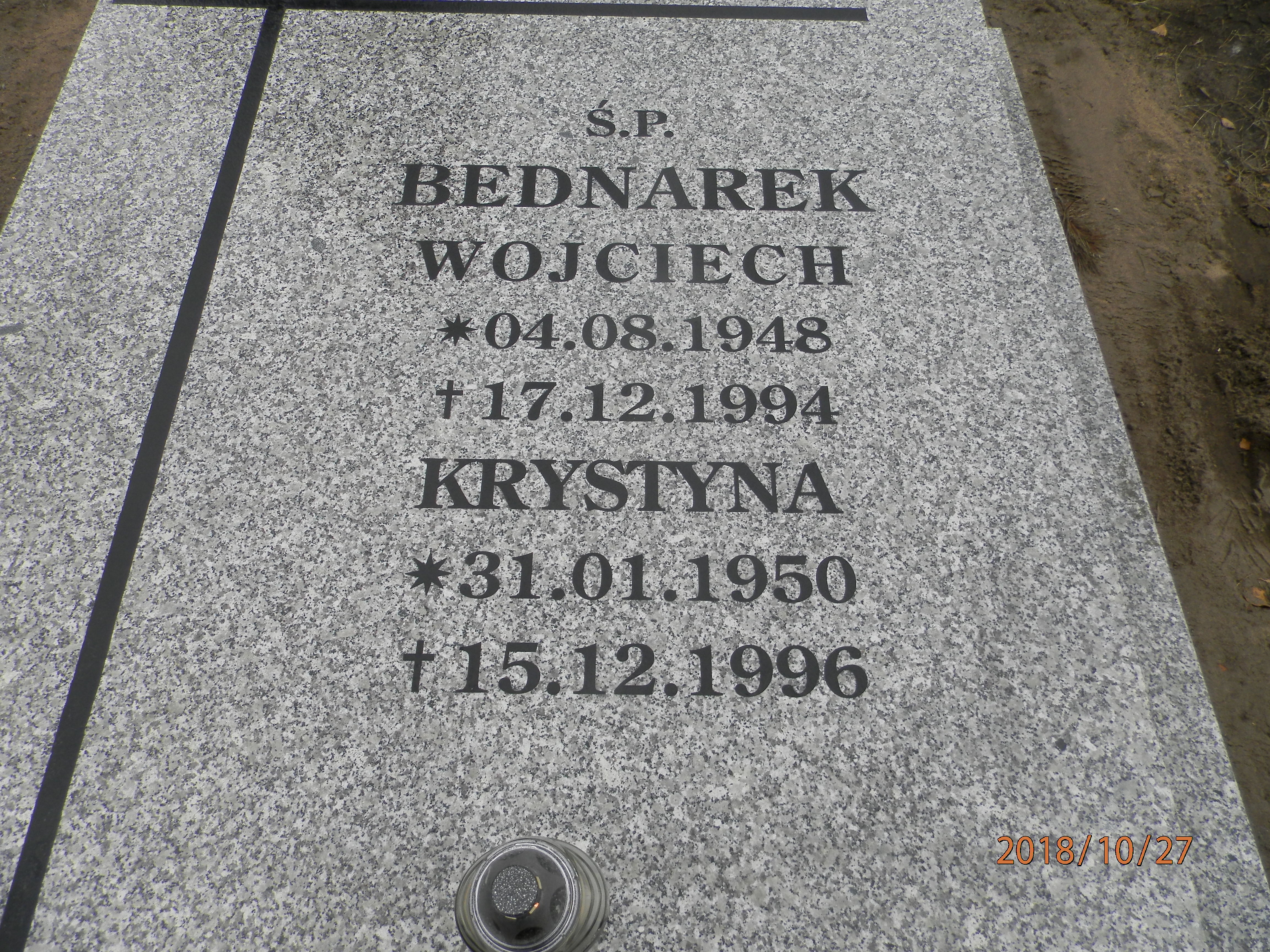 Krystyna BEDNAREK 1950 Toruń - Grobonet - Wyszukiwarka osób pochowanych