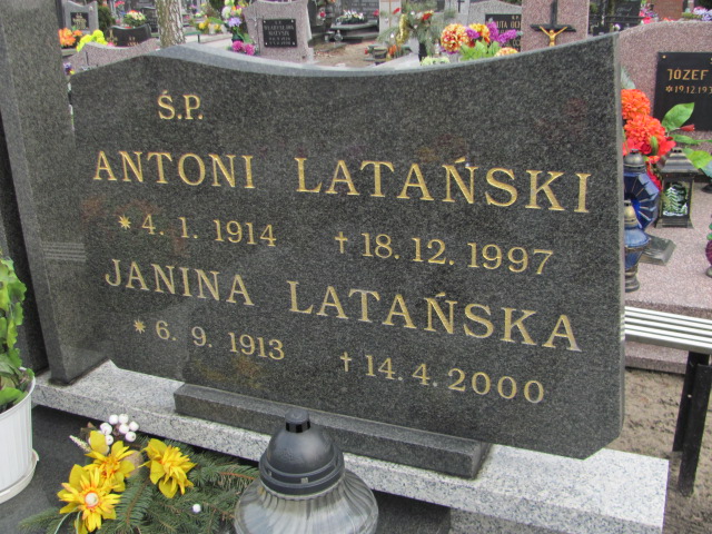 Antoni LATAŃSKI 1914 Toruń - Grobonet - Wyszukiwarka osób pochowanych