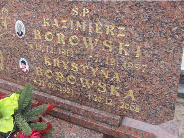 Kazimierz BOROWSKI 1913 Toruń - Grobonet - Wyszukiwarka osób pochowanych