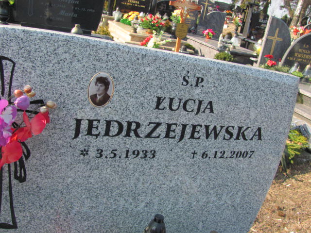 Łucja JĘDRZEJEWSKA 1933 Toruń - Grobonet - Wyszukiwarka osób pochowanych