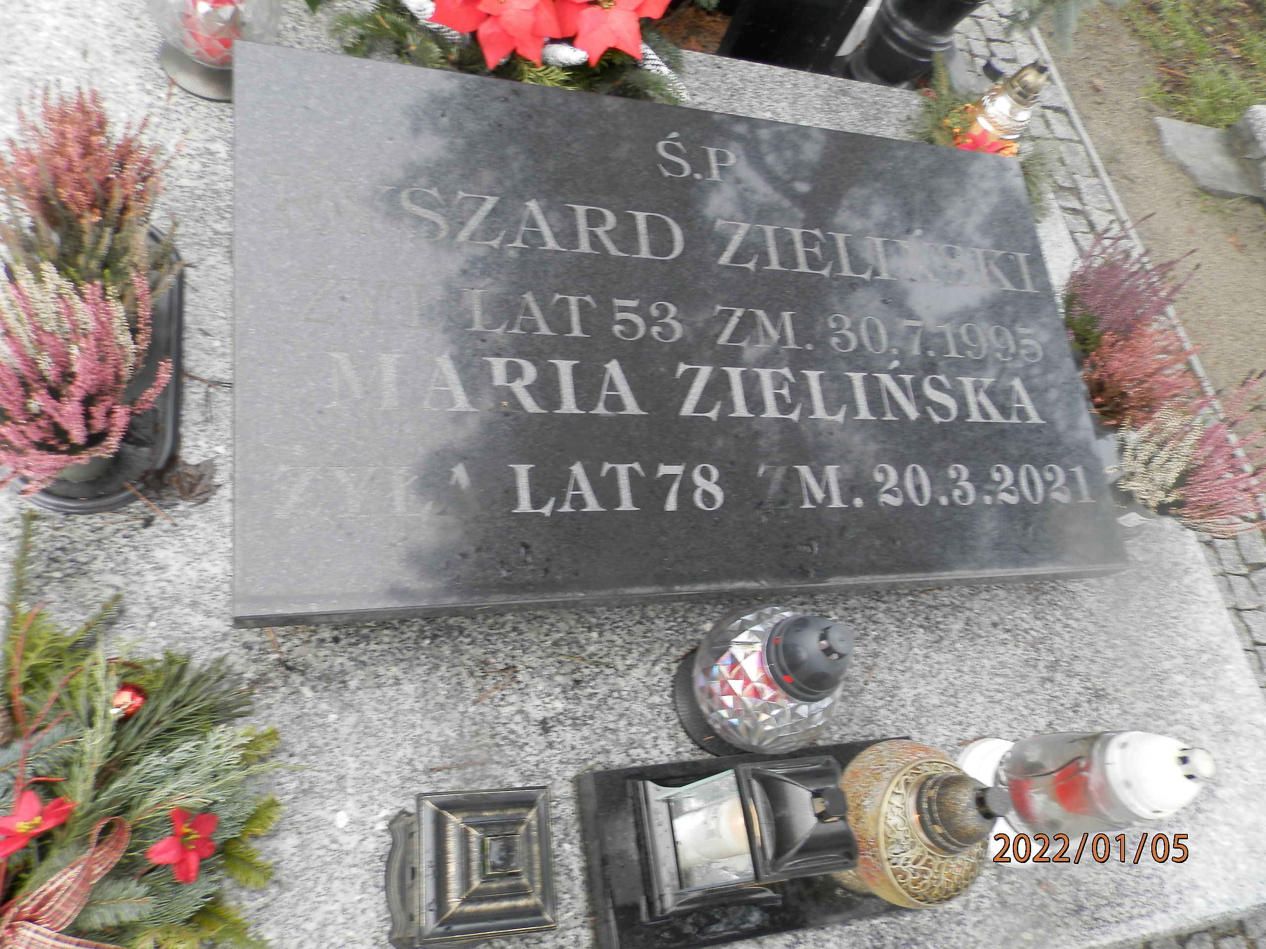 Ryszard ZIELIŃSKI 1941 Toruń - Grobonet - Wyszukiwarka osób pochowanych