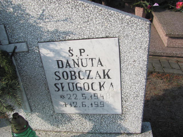 Danuta SOBCZAK- SŁUGOCKA 1948 Toruń - Grobonet - Wyszukiwarka osób pochowanych