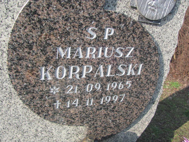 Mariusz KORPALSKI 1965 Toruń - Grobonet - Wyszukiwarka osób pochowanych