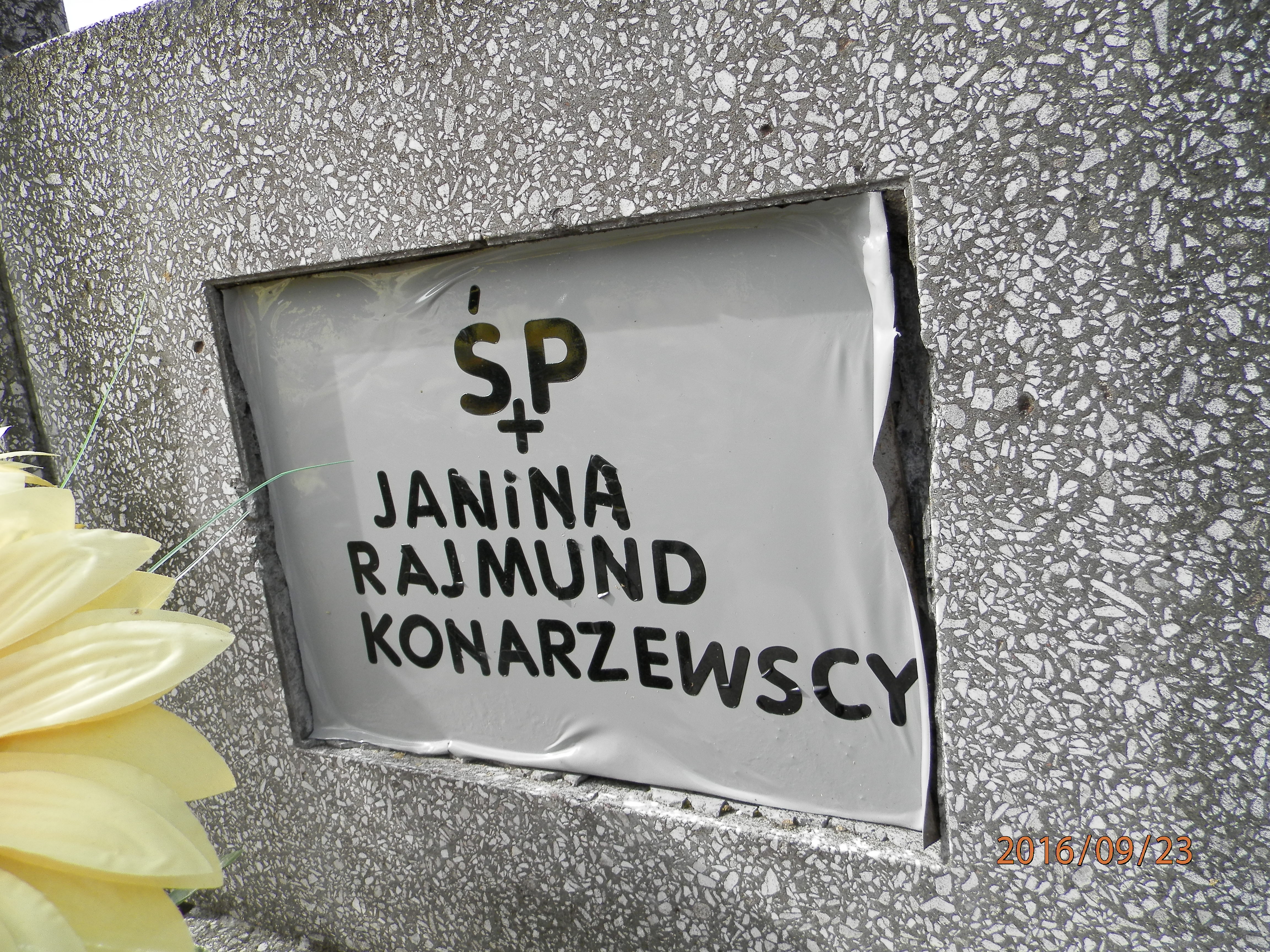 Janina KONARZEWSKA 1929 Toruń - Grobonet - Wyszukiwarka osób pochowanych