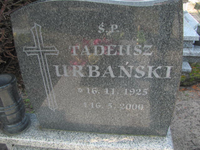 Tadeusz URBAŃSKI 1925 Toruń - Grobonet - Wyszukiwarka osób pochowanych