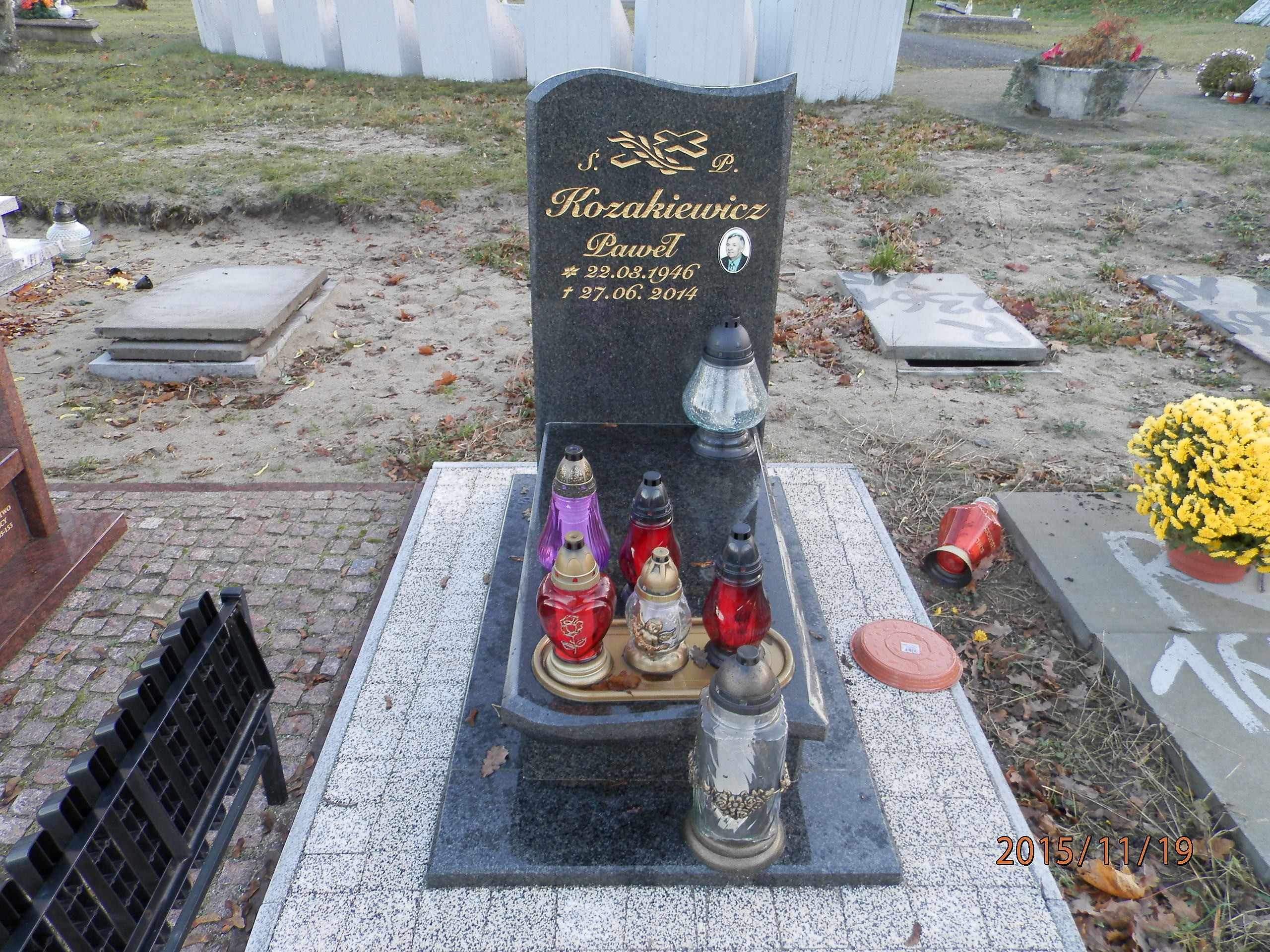 Grób PAWEŁ KOZAKIEWICZ