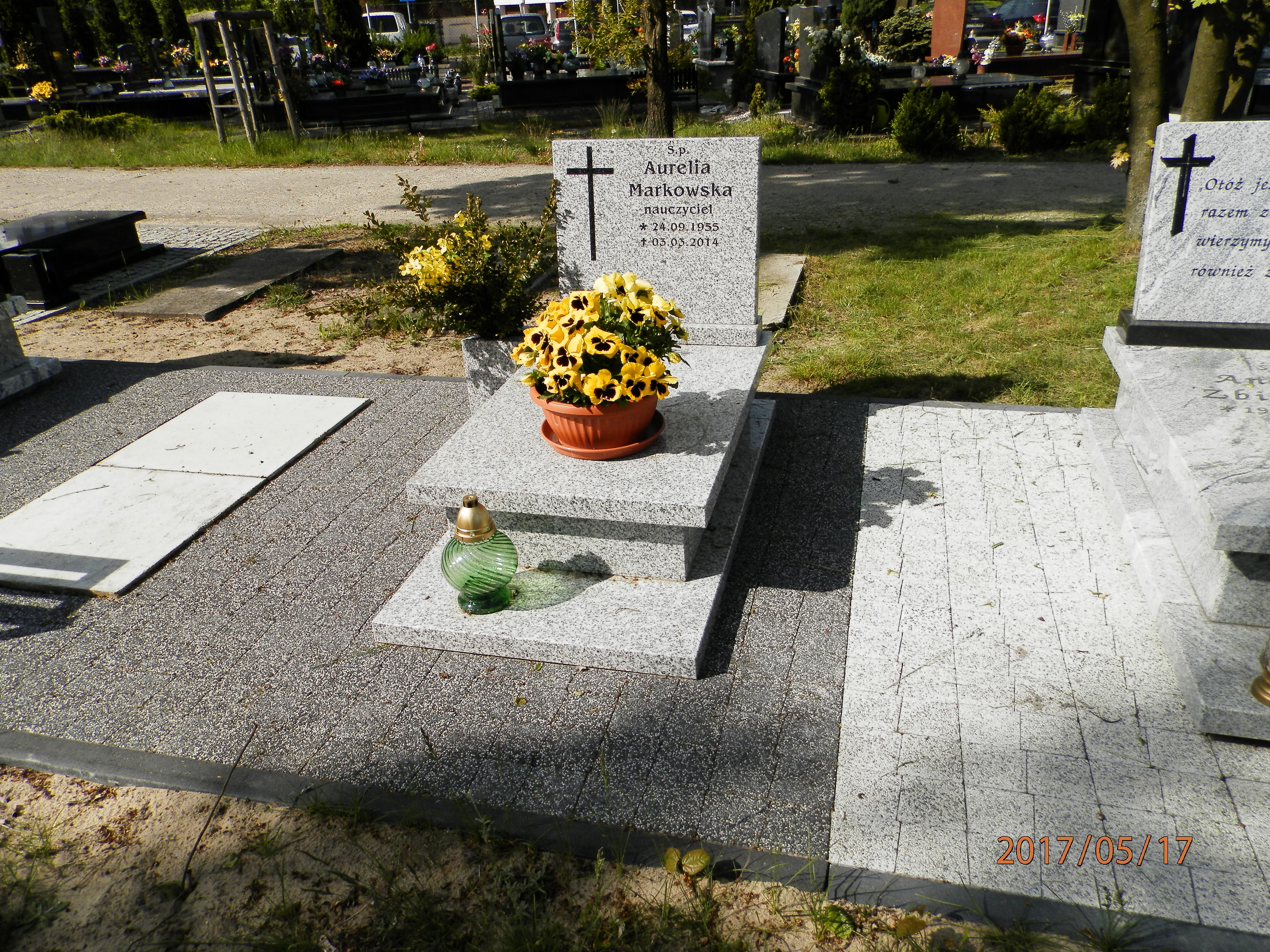 Grób AURELIA  MARKOWSKA 