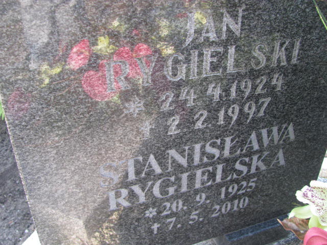 Jan RYGIELSKI 1924 Toruń - Grobonet - Wyszukiwarka osób pochowanych