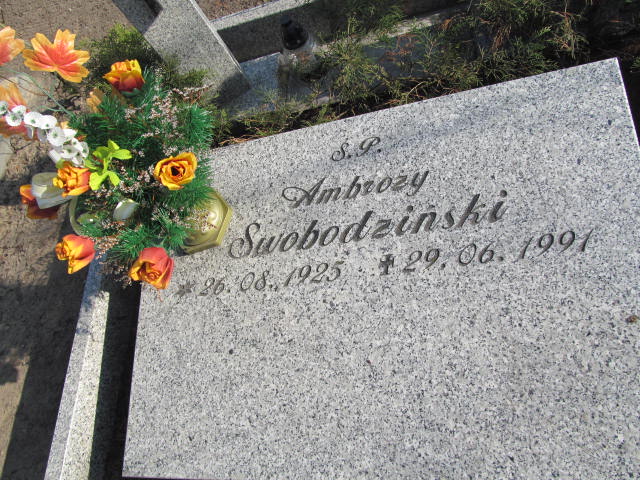 Ambroży SWOBODZIŃSKI 1925 Toruń - Grobonet - Wyszukiwarka osób pochowanych