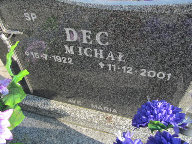 Michał DEC 1922 Toruń - Grobonet - Wyszukiwarka osób pochowanych