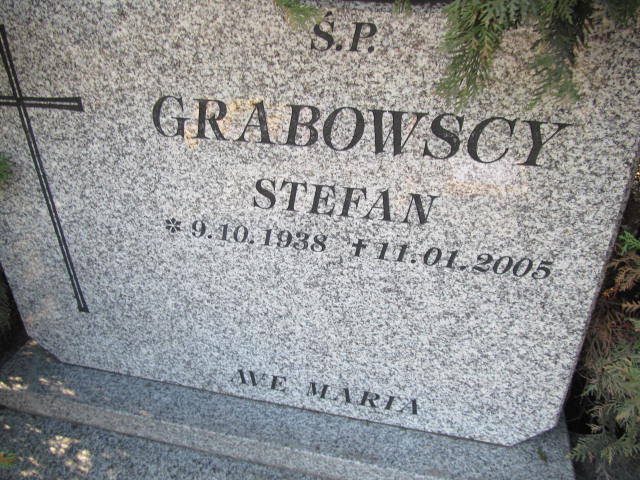 Stefan GRABOWSKI 1938 Toruń - Grobonet - Wyszukiwarka osób pochowanych